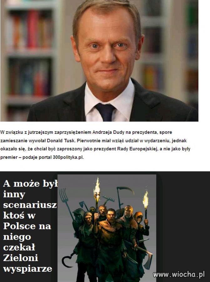 Donald nie przyjechał, jaka szkoda 