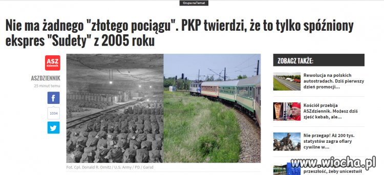 Złoty pociąg odnaleziony i zbadany!!!