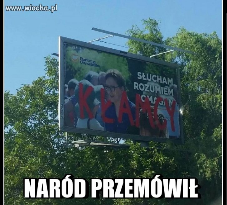 Naród przemówił ...