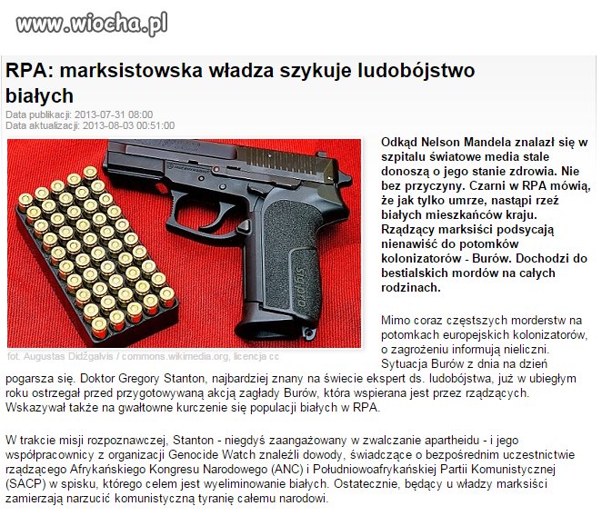 Oczywiście to  nie jest RASIZM 