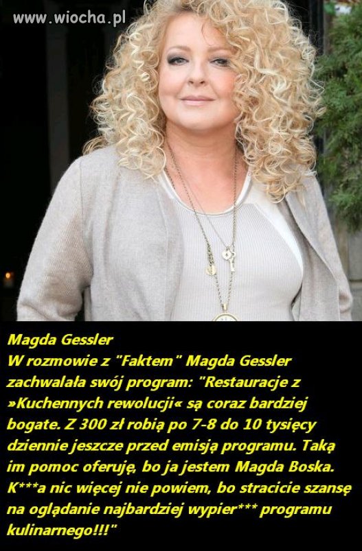 Magda Boska, żyjąca w przekonaniu o swojej