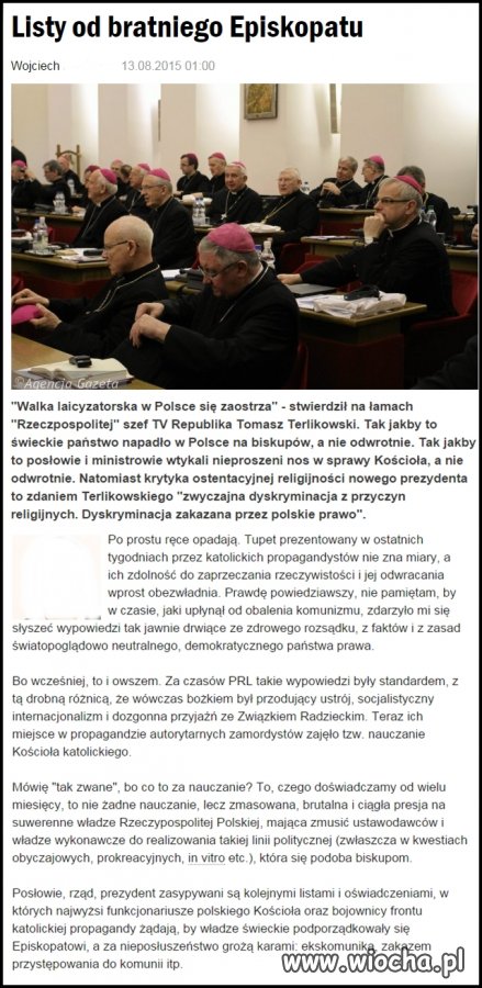 Bym mieszkał za granicą i nie znał dzisiejszych