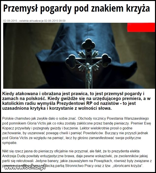 PiS idzie pod ramię z Kościołem po władzę...