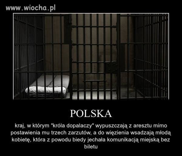 Za wafelka, za brak biletu więzienie