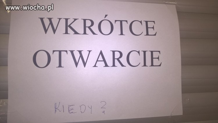 Wkrótce otwarcie...
