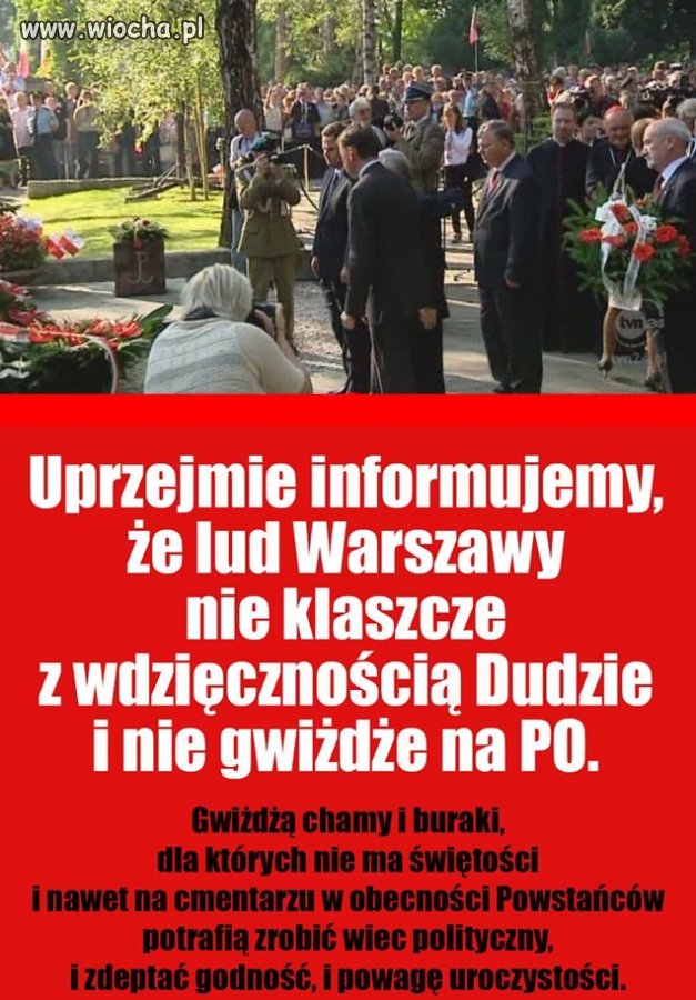 Nieważne jaka opcja polityczna
