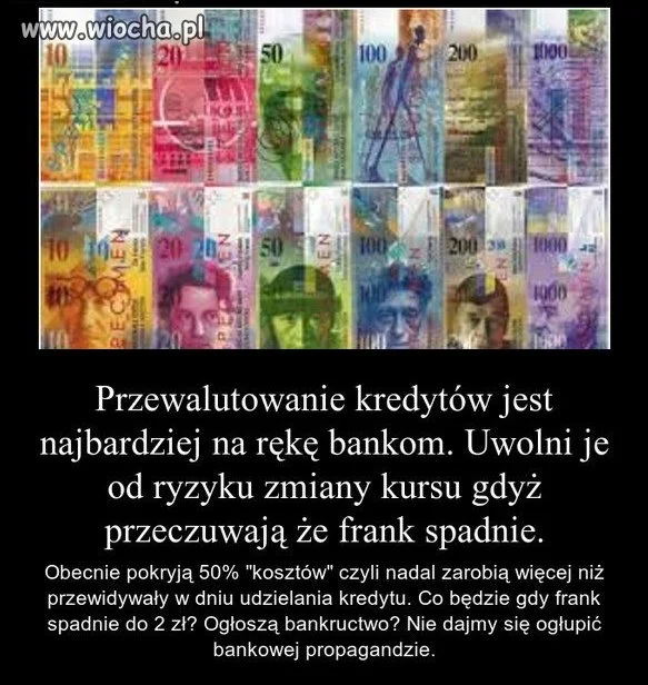Wziąłeś w PLN spłacaj sam!