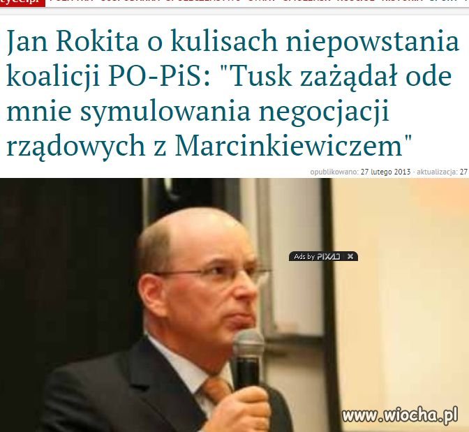 Tusk - i jego rozczarowanie wynikami wyborów 2005