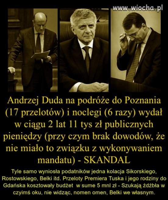 Jak "oni" tyle pieniędzy przej**li to było ok 