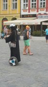 Wrocław 15.08.2015 żona ciapatego na rynku