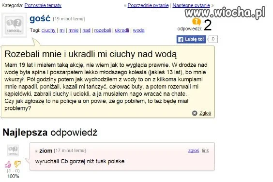 Tak kończą cwaniaki 