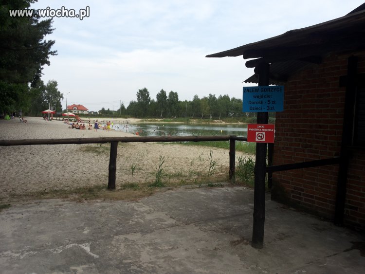 5zł za wstęp nad zalew miejski...