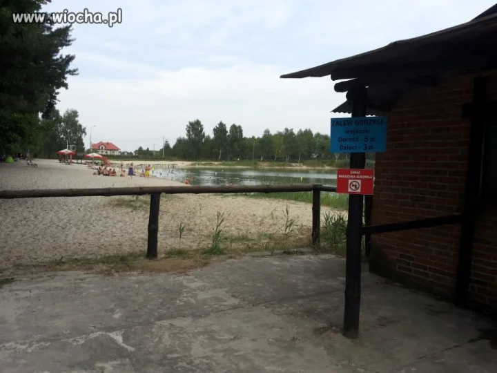 5zł za wstęp nad zalew miejski...