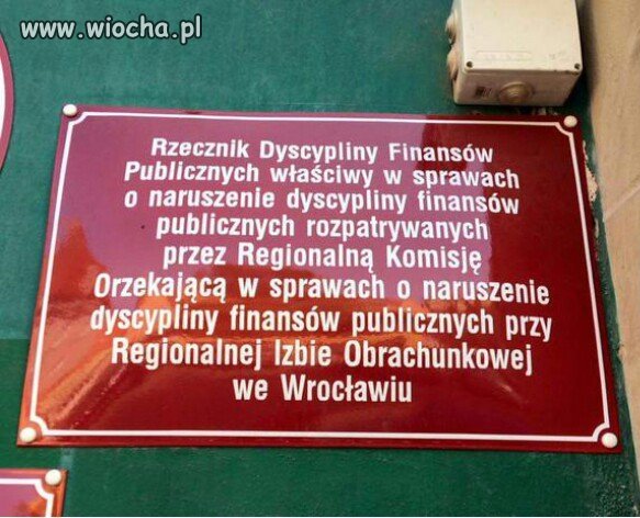 Urzędowe absurdy po polsku...