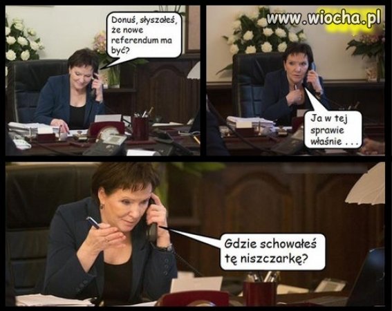 Ewcia radzi się swego  