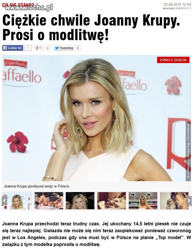 Prosi o modlitwę za