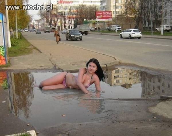 Bo do plaży za daleko...