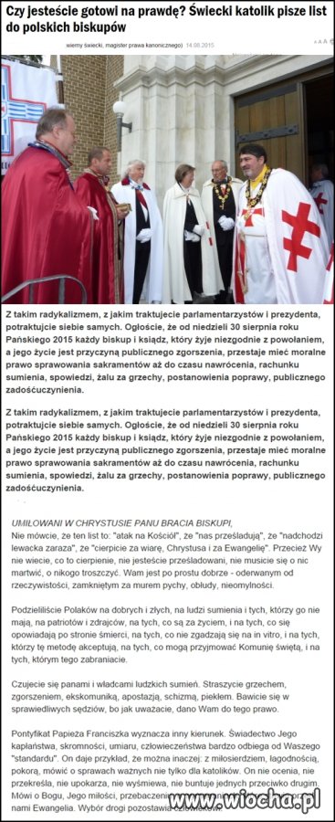 Czyżby niektórzy mieli dosyć naszych 