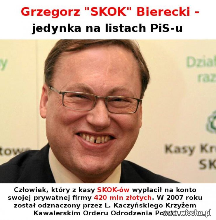 Musi się do sejmu dostać by nie iść siedzieć. 