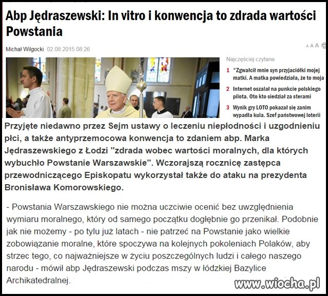 Do najbardziej odpowiedzialnych za tragedię mojej