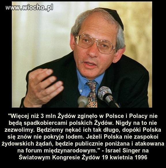 Amerykańscy Żydzi chcą od Polski zwrotu 230 mld zł!!!