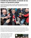 Nagonka na "wiocha" na kościół była