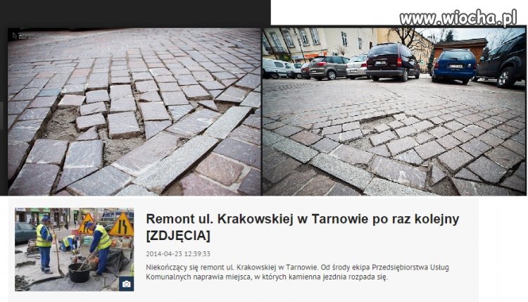 Jeszcze nie była oddana do użytku a się rozpadła.