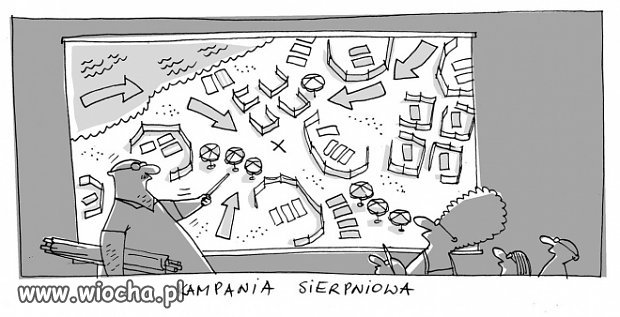 Sierpień na polskich plażach