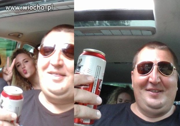 Rolnik bez żony z piwem za kierownicą... 
