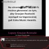 Gracjan Roztocki na Gali Eski