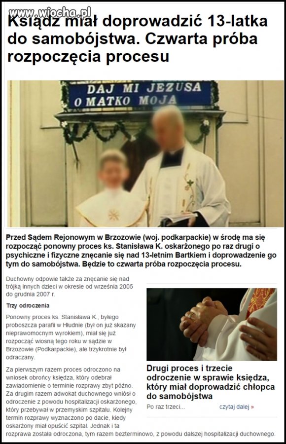 W Polsce mówi się do trzech razy sztuka