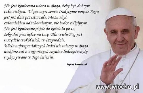 Ten Franuś to jest bardziej mojszy