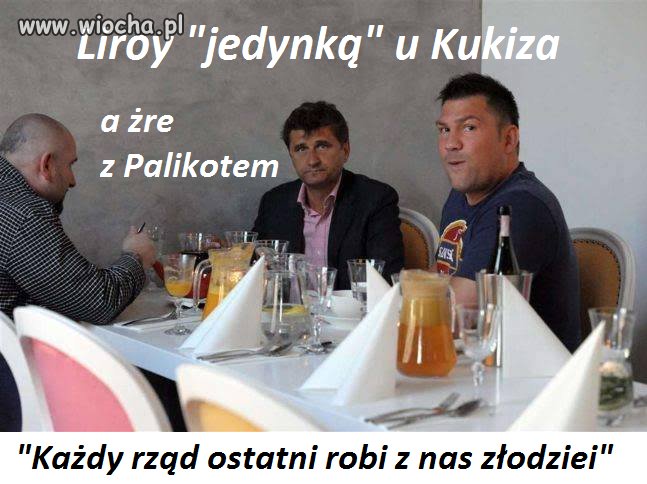 Liroy, "jedynka" na liście Kukiza w Kielcach,