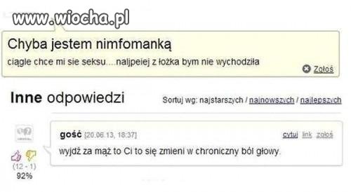 Małżeństwo rozwiązuje wiele problemów