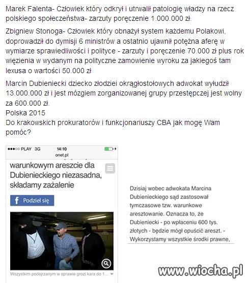 Marcin Dubieniecki na warunkowym zwolnieniu.