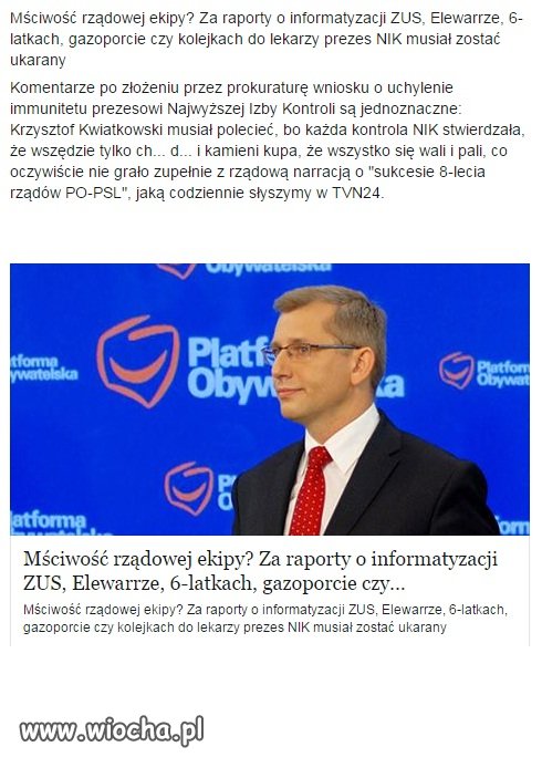 Ukarany za burdel jaki zrobiła Platforma.