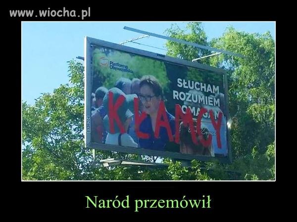 Autorowi temu grafiti bliżej do patrioty niż chuligana...