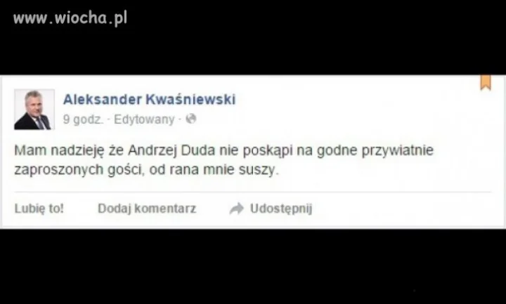 Olek ... mordo Ty nasza.
