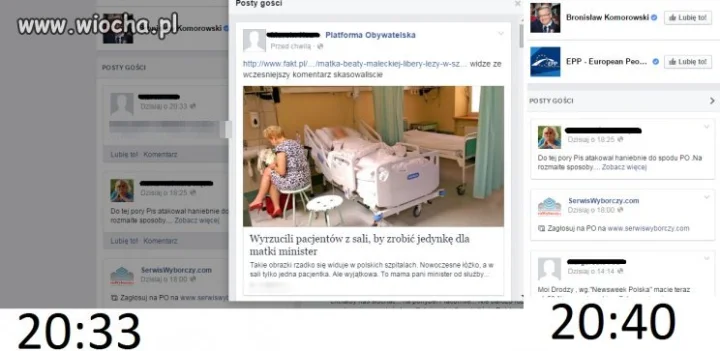 PO i kasowanie nieprzychylnych komentarzy 
