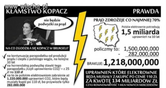 TAK KŁAMIE EWA KOPACZ
