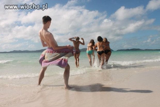 ... a tymczasem na plaży