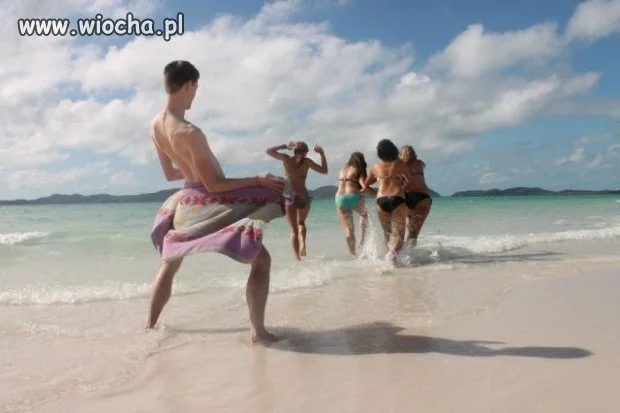 ... a tymczasem na plaży