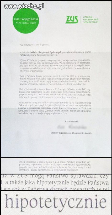 Składki realne,emerytura hipotetyczna
