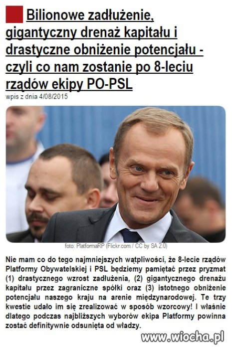 Te "rządy" zapamiętamy ...