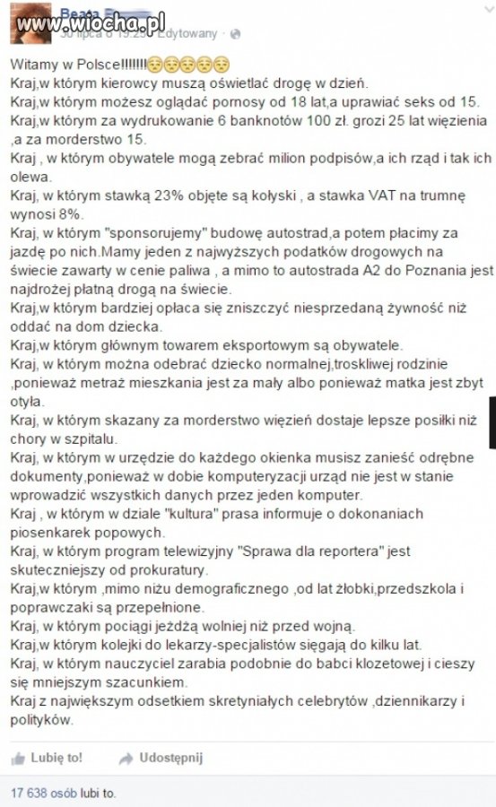 Witamy w Polsce!
