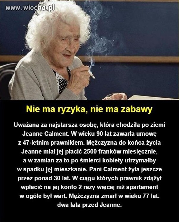 Zaryzykował...