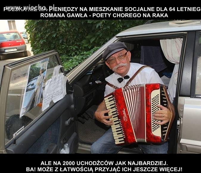  Chory na raka poeta musi mieszkać w samochodzie, bo 