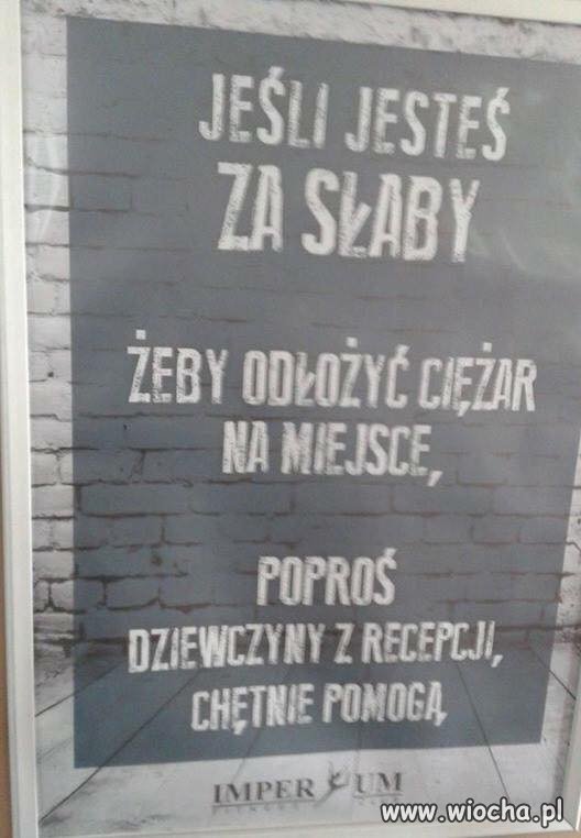 Dobre dla "siłaczy"