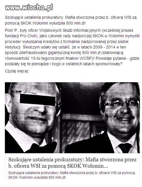 W Skok Wołomin wyłudzono 800 milionów