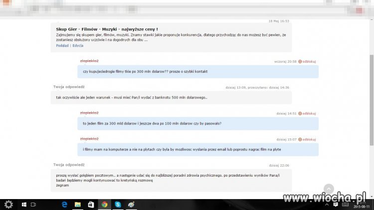Wyjątkowo głupia rozmowa